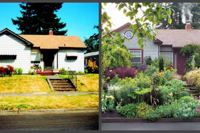 Ландшафтний дизайн подвір'я - до і після, фото 15