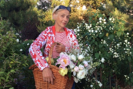 Людмила Воропаєва - власниця саду 