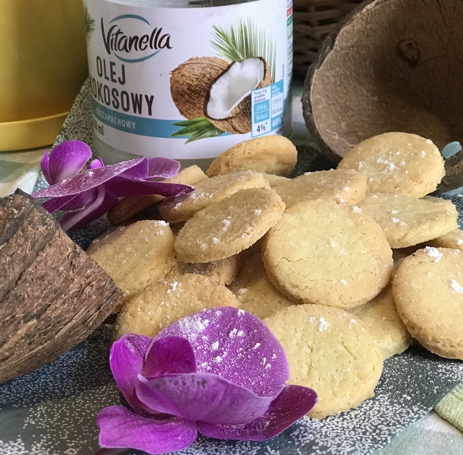 Ніжне пісочне печиво на кокосовії олії