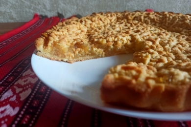 Тертий лимонний пиріг