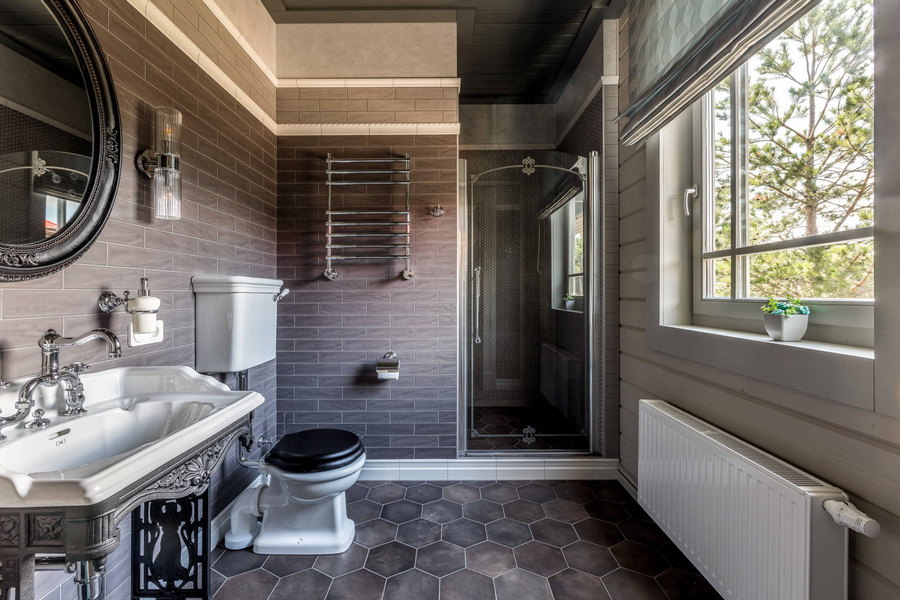 Дизайн ванної кімнати у заміському будинку — 30 ідей з фото