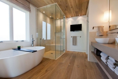 Дизайн ванної кімнати у заміському будинку