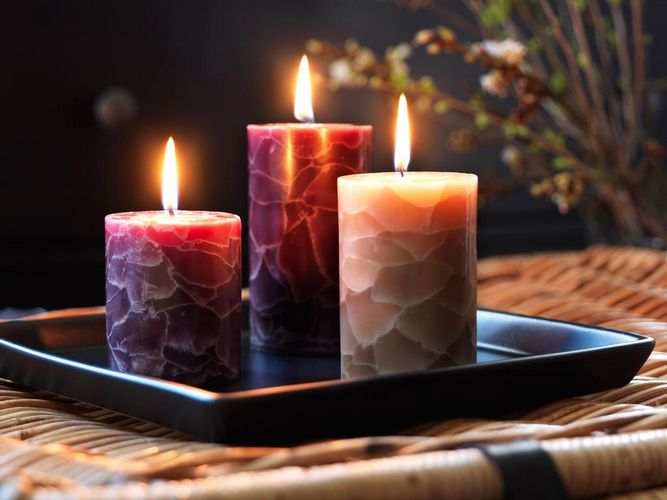 Свічки як новорічний декор