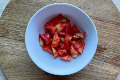 Нарізані томати, фото