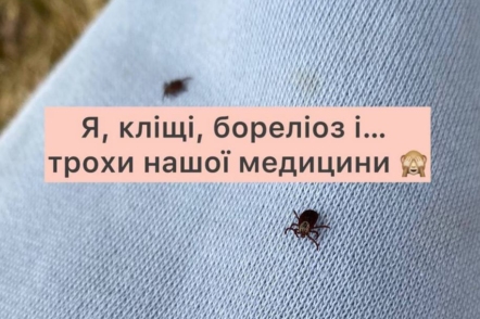 Я, кліщі, хвороба Лайма і трохи нашої медицини